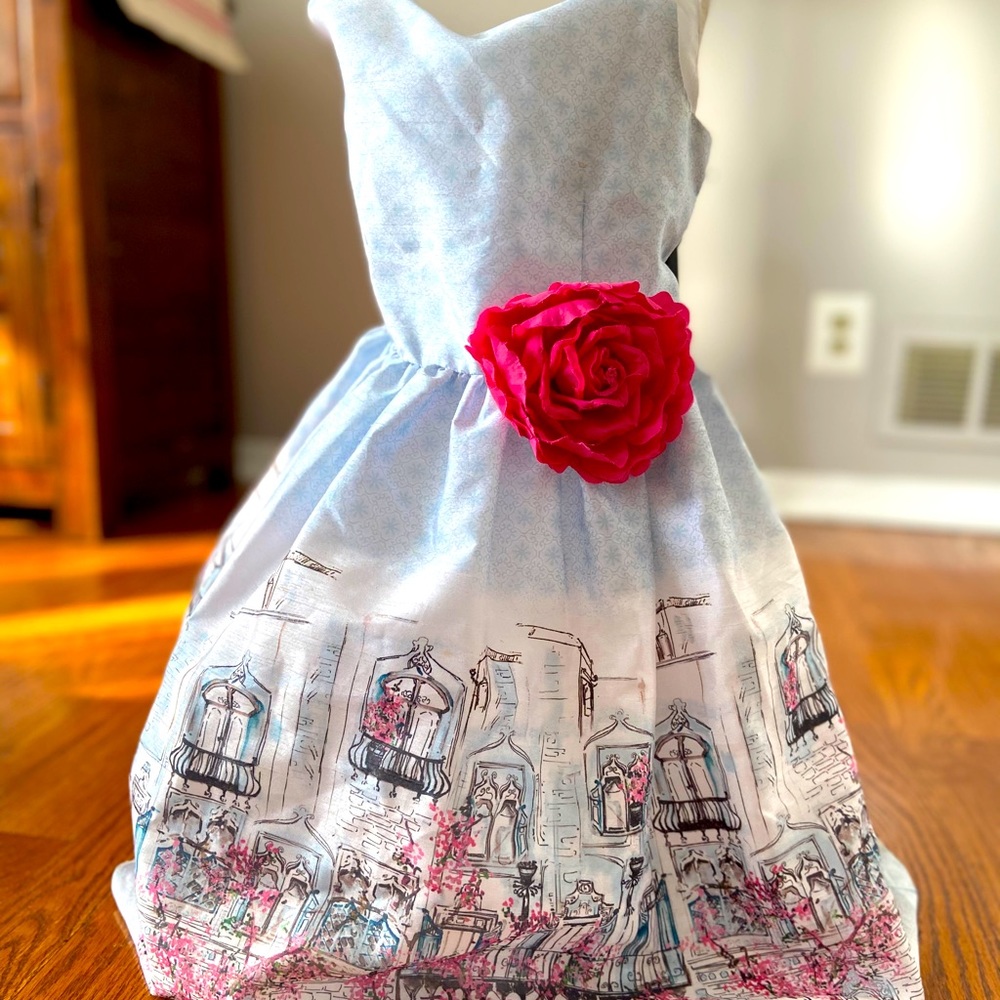 Pippa & Julie Girls’ French Themed Party Dress